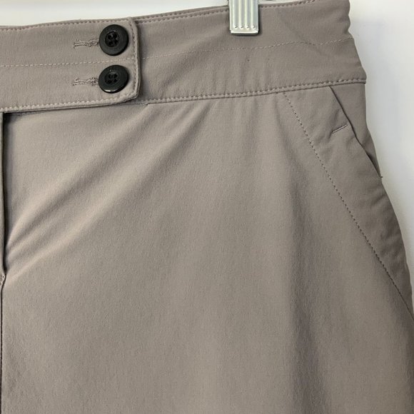 LOLE Cassyope Activewear Golf Skort Taupe Gray Sz 12 - Picture 7 of 16